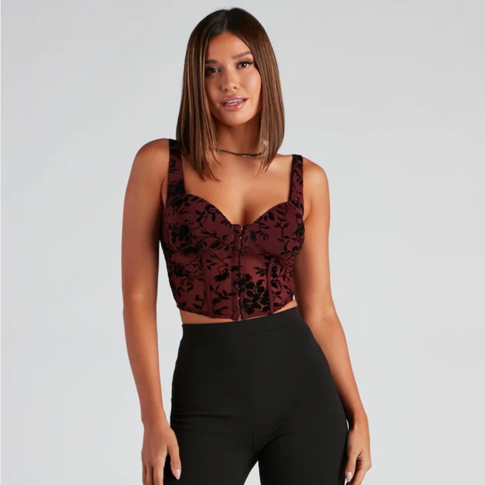 Sheer bustier NWT